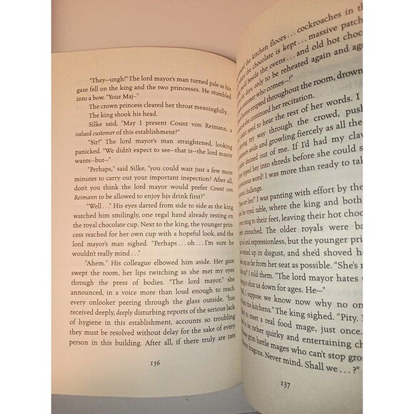 The Dragon with a Chocolate Heart book by Stephanie Burgis - Picture 3 of 4